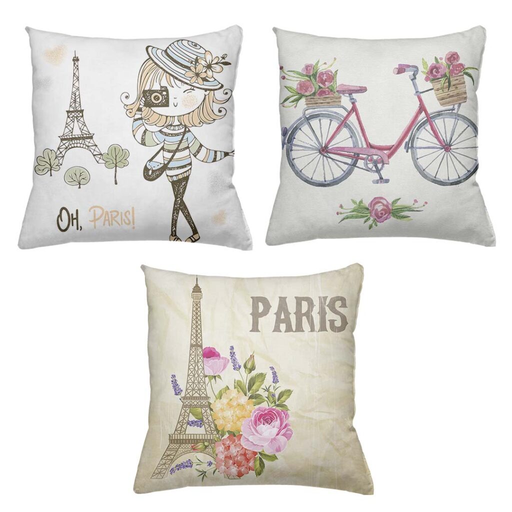 paris Mockup 3 Almofadas